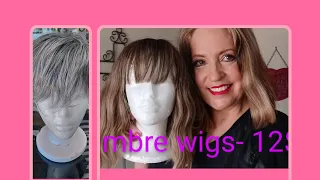 3 wigs and 2 hair topper review , temu  wigs10$, by julie kay