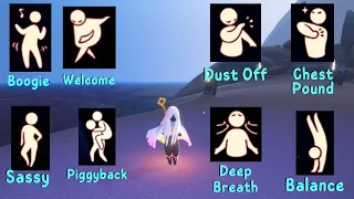 Emote/Spirit Locations in Isle of Dawn | Level 1 Emote Update | Sky: Children of the Light