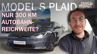 Tesla Model S Plaid - Reichweitentest (130 km/h) | autofilou [2160p]