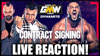 AEW Dynamite May 11, 2022 LIVE REACTION! | Jeff Hardy Vs Darby Allin | MJF/Wardlow Contract Signing!