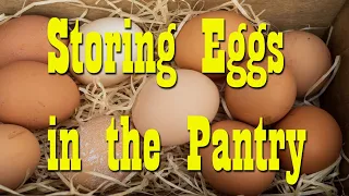 Preserving Eggs for the Pantry ~ Oiled Eggs on the Shelf ~ Food Storage