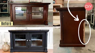How To Repair Missing Pieces On Furniture | Furniture Makeover | Ashleigh Lauren