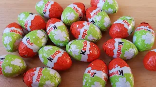Kinder Mini Easter Eggs Coated With Milk Chocolate With Milk And Hazelnut Filling