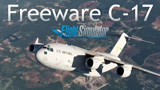 Freeware C-17 Globemaster Review MSFS 2020 (Custom Cockpit, Cabin and More!)