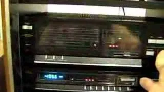 1980's Radio Shack stereo with 15" speakers