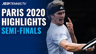 Medvedev Rolls; Zverev Stops Nadal | Paris 2020 Semi-Final Highlights