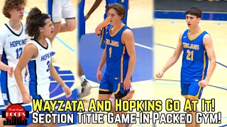 Wayzata And Hopkins Face Off In Packed Gym! Section Title Game Was Wild!