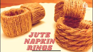 Simple ways to make Napkin Rings with Jute | Budget Friendly and super Easy