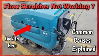 Floor Scrubber Not Working? Common Causes Explained. Watch This, Fix It Yourself & Save Money.