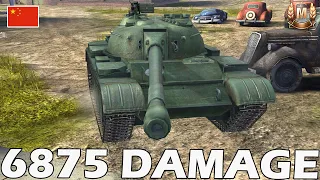 WZ-120 | 6,875 DAMAGE | WoT Blitz ACE Replays