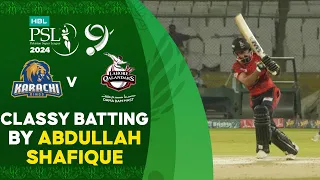 Classy Batting By Abdullah Shafique | Karachi vs Lahore | Match 26 | HBL PSL 9 | M1Z2U