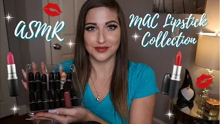 ASMR | MAC Lipstick Collection & Swatches💄