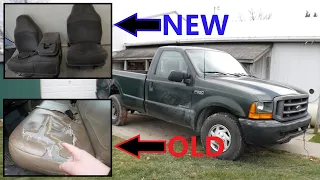 F250 junkyard seat upgrade