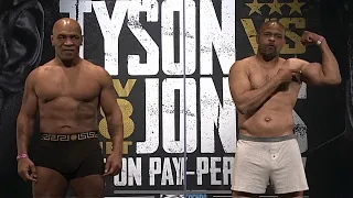 Mike Tyson vs Roy Jones Jr. WEIGH-IN & FACE OFF| Ready for Legendary WAR