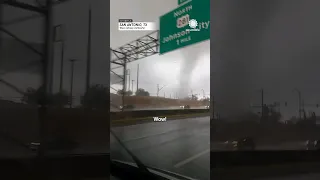 Caught on Camera: Tornado Crosses Road, Hits Cars in San Antonio | AccuWeather