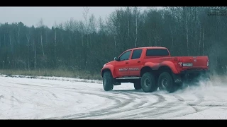 Тест-драйв от Давидыч Hilux AT38 6x6