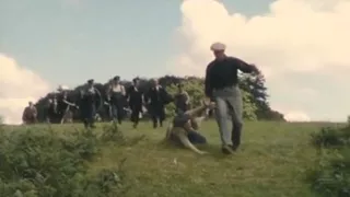 Man drags his wife. The Quiet Man 1952