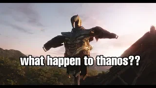 Avengers Endgame Review Spoiler ... What happen to thanos?