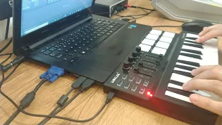 Controlador MIDI Worlde Panda mini + Ableton live (WORSHIP)