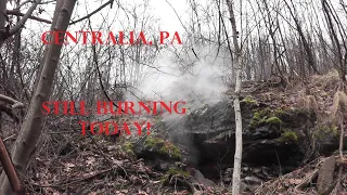 Centralia, Pennsylvania. Site of the underground coal fire. Newer version of the video!