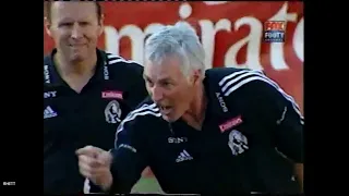 Mick Malthouse coach's spray! Anzac Day 2005