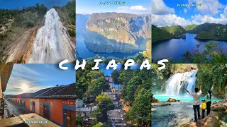 CHIAPAS 2023 comida hospedaje tours - cañon Cascada - Lagos - pueblo mágico