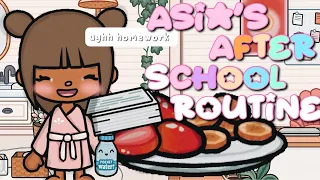 My YOUNGEST DAUGHTER’S after school routine! 📓|| voiced 🔊 | Toca Life World Roleplay EP4