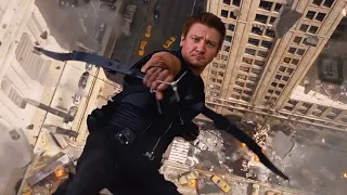 Hawkeye _I Got Him_ Scene - New York Battle Scene - The Avengers (2012)