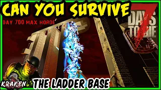 7 Days To Die Best Horde Base | THE LADDER BASE | Alpha 19.6