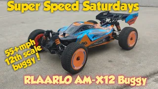 Super Speed Saturdays - Rlaarlo AM-X12 12th Scale Buggy 2s & 3s Box Stock Speed Test