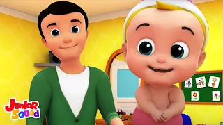 Johny johny oui papa | Chansons pour enfants | Préscolaire | Junior Squad Française | Comptines bébé