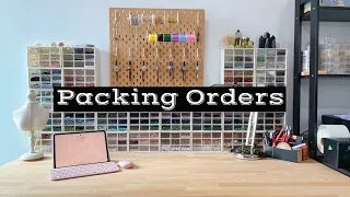 Studio vlog - running my small business, packing orders 📦  Malaysia