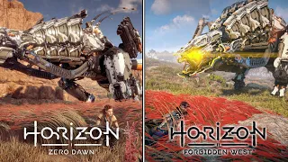 Horizon Forbidden West vs. Horizon Zero Dawn | Physics & Details Comparison