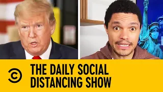 Trump Goes Maskless In First Official Trip During Pandemic | The Daily Show With Trevor Noah