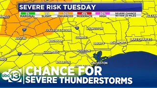 More rain expected today with a chance for severe weather