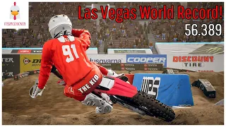 Las Vegas New PS4 World Record | 56.389 | Monster Energy Supercross 3