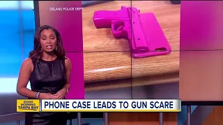 Florida teen charged after bringing cellphone case resembling gun to school