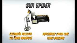 SVR Spider Helezon Tel Örme Makinesi - SVR Spider Chain Link Fence Machine