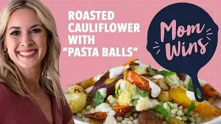 How to Make Roasted Cauliflower with "Pasta Balls" with Bev Weidner | Mom Wins | Food Network