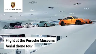 Porsche Museum: The 30,000 Horsepower Aerial Drone Tour