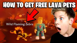 How To Get New LAVA PETS For FREE in Fire Dimension Update Adopt Me!