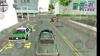 Driving lowrider in gta vice city.