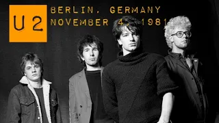 U2 OCTOBER TOUR LIVE BERLIN, GERMANY NOVEMBER 4 1981 PRO SHOT ENHANCED AUDIO + BONUS TRACKS