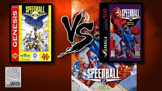 Speedball 2 Brutal Deluxe - Sega Genesis vs Amiga 500 ᴴᴰ Comparison