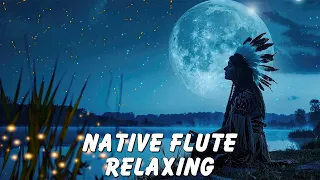 Native Flute and Nocturnal Canyon Ambience - Native American Flute Music for Deep Sleep, Meditation