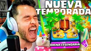 REACCIONANDO A LA NUEVA TEMPORADA DE CLASH ROYALE Y SUBIENDO A ARENA LEGENDARIA - TheGrefg