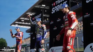 MotoGP 24 - Alex Rins - Yamaha - Sprint & Main Race - Mugello Circuit - Fuel Management - Gameplay