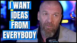 Head of WWE Creative Triple H speaks publicly for first time | REACTION