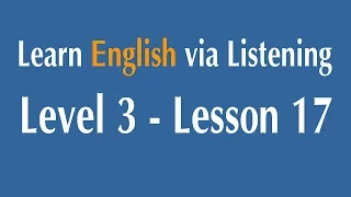 Learn English via Listening Level 3 - Lesson 17 - Violence on Television