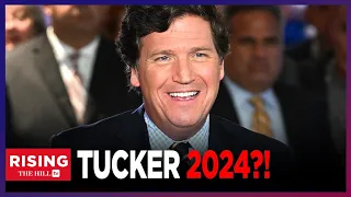 Tucker Carlson RUNNING FOR PRESIDENT?! Fmr Fox News Host Jokes About 2024 Plans